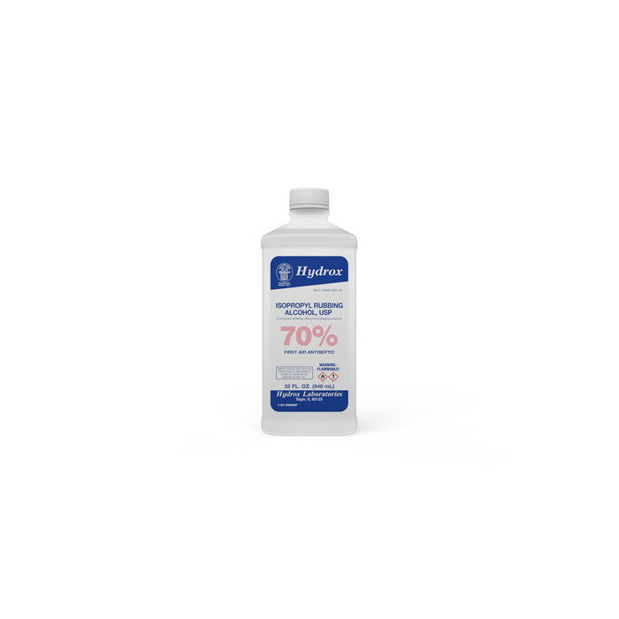 Hydrox Laboratories Hydrox Laboratories D0024 Isopropyl Rubbing Alcohol 70% USP 32 oz Supplies reLink Medical