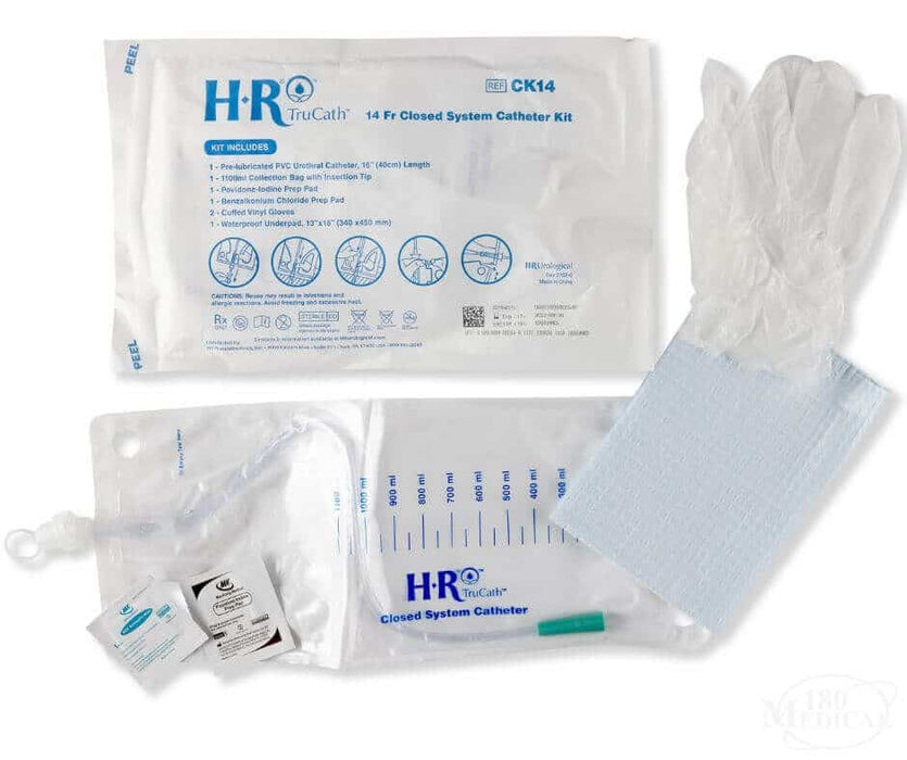 HR Healthcare HR Healthcare CK14 TruCath Closed System Catheter Kit 14fr 100/cs Supplies reLink Medical