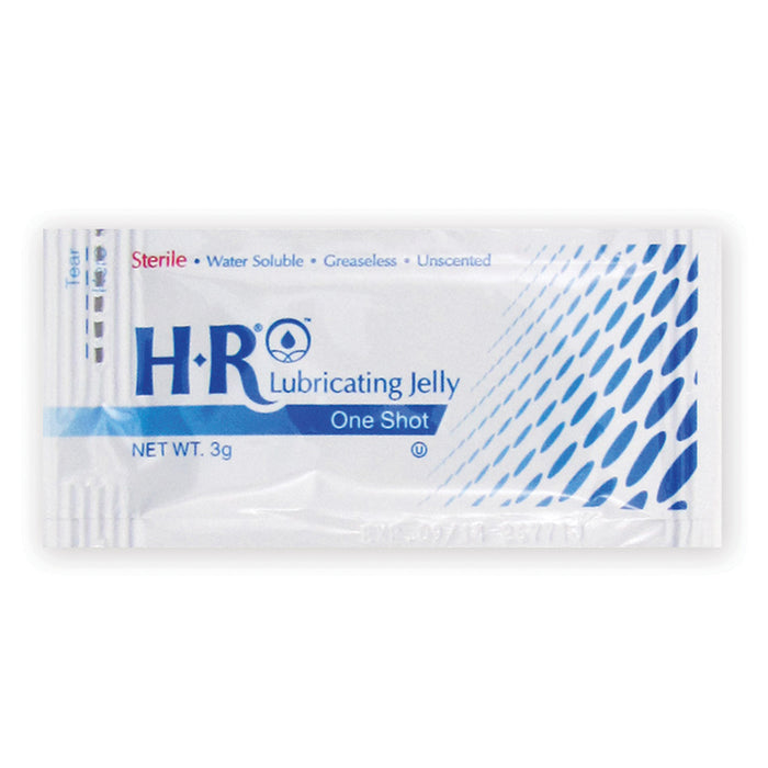 HR Healthcare HR Healthcare 207 HR Lubricating Jelly Sterile 3gm One Shot 144 Supplies reLink Medical