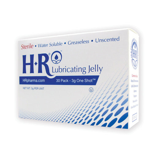 HR Healthcare HR Healthcare 208 HR Sterile Lubricating Jelly 3gm One Shot CarePac Supplies reLink Medical
