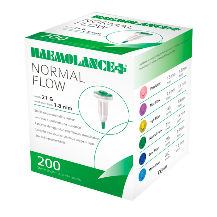 HTL-STREFA Inc. 7369 Haemolance Plus Safety Lancet 25g x 2.0mm