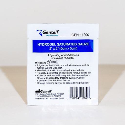 Gentell Gentell GEN-11200 Hydrogel Saturated Gauze 2" x 2" Supplies reLink Medical