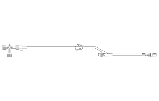 Becton Dickinson (BD) BD 25202E SmartSite Extension Set Pinch Clamps 4-Way Stopcock 1 Supplies reLink Medical