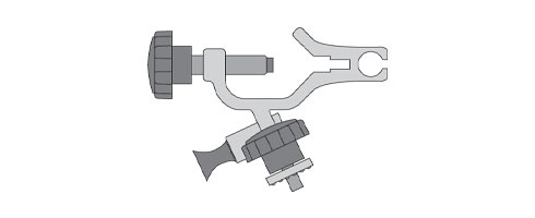 reLink Medical Moog 29152-001 Pole Clamp Assembly Adjustable Supplies reLink Medical