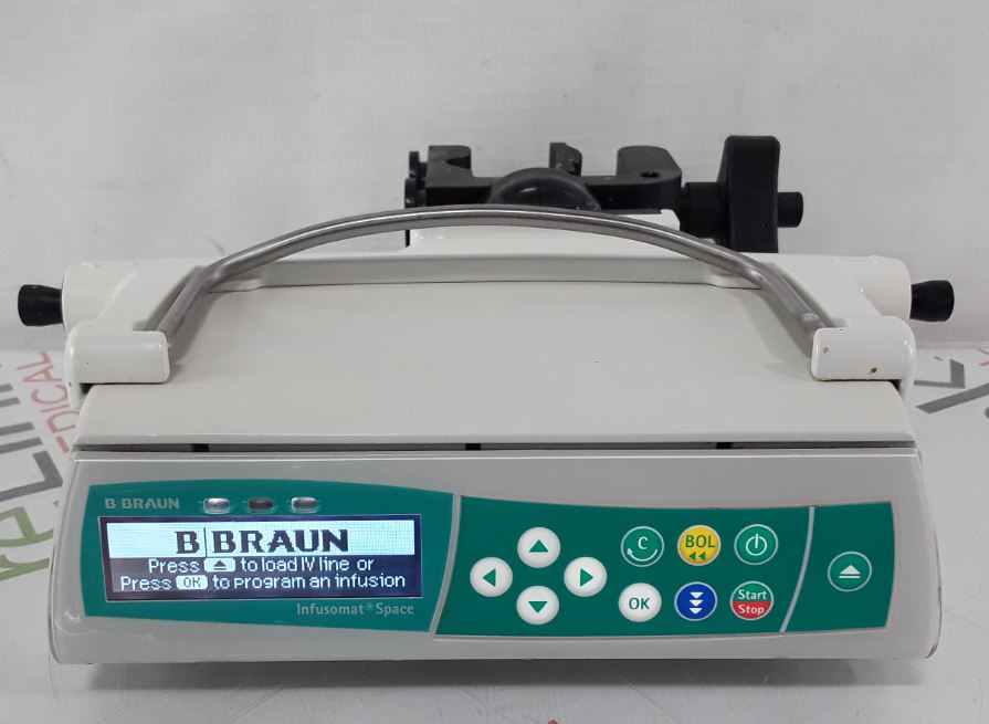 B. Braun Lot of 100 B. Braun Infusomat Space Infusion Pump with Pole Clamp Infusion Pump reLink Medical