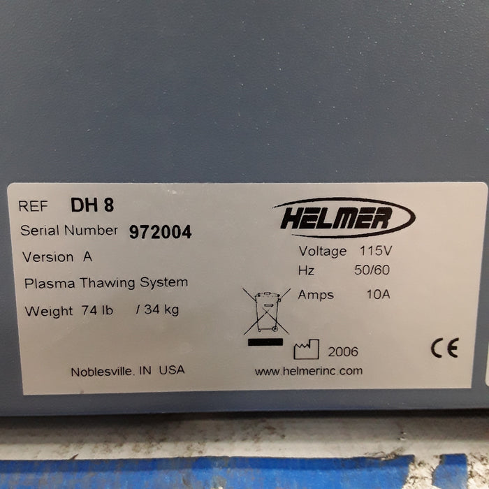Helmer Inc DH 8 Plasma Thawer