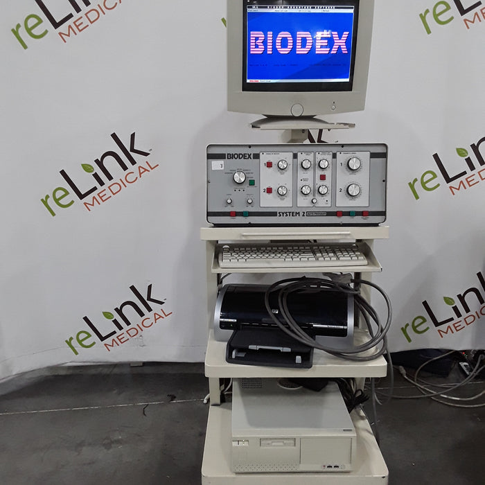 Biodex System 2 Auto Program Strength Testing Computer System