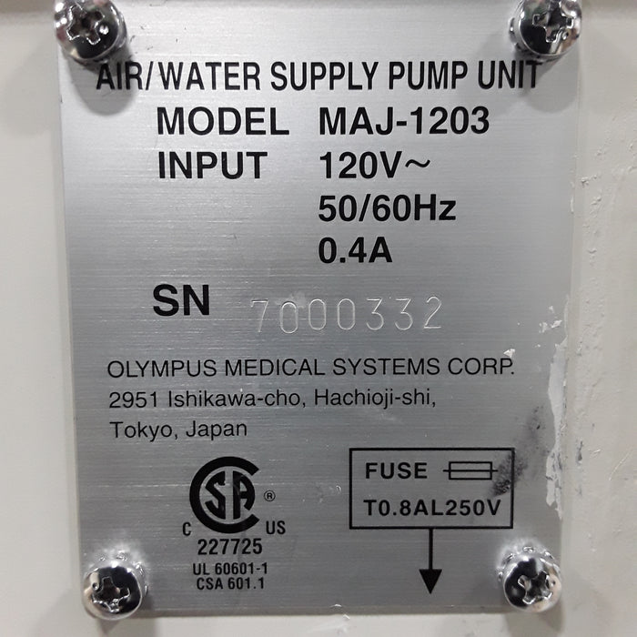 Olympus MAJ-1203 Air/Water Supply Pump