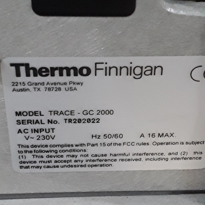 Thermo Scientific Trace Ultra GC Gas Chromatograph