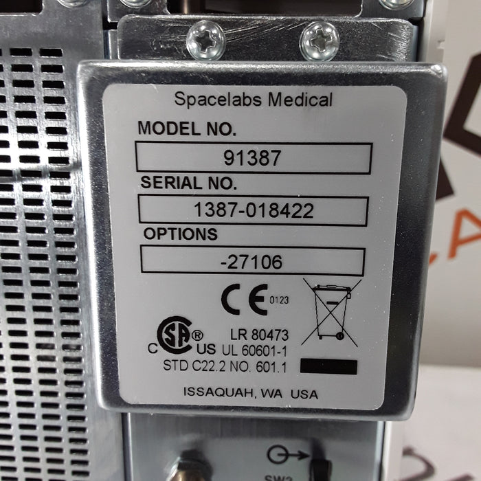 Spacelabs Healthcare Ultraview SL 91387 Patient Monitor