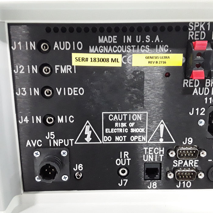 Magnacoustics Genesis Ultra MRI Music/Communication Control Box