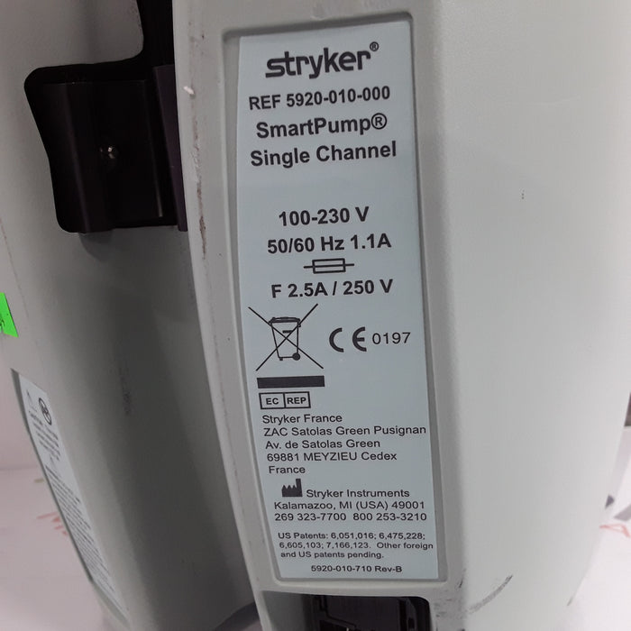 Stryker Medical SmartPump Single Channel Tourniquet System