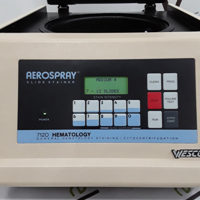 Wescor 7120 Aerospray Hematology Slide Stainer Cytocentrifuge