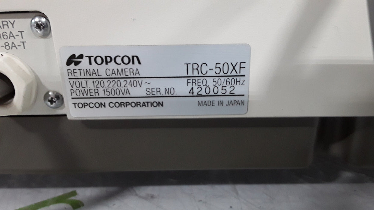 Topcon Medical TRC-50XF Retinal Fundus Camera