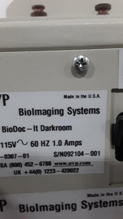 UVP BioDoc-It Darkroom Transilluminator