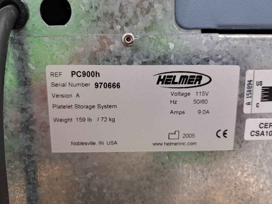 Helmer Inc PC900h Platelet Incubator