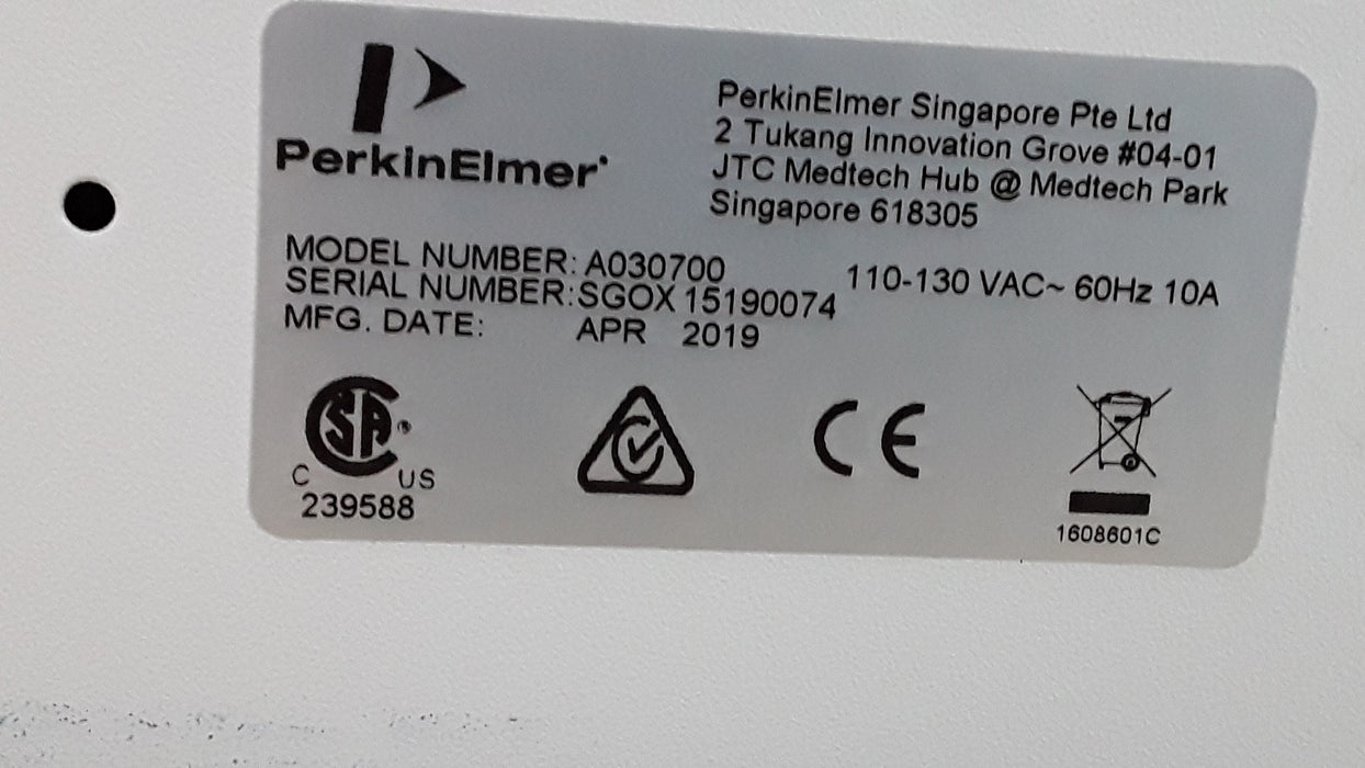 Perkin Elmer A307 Sample Oxidizer