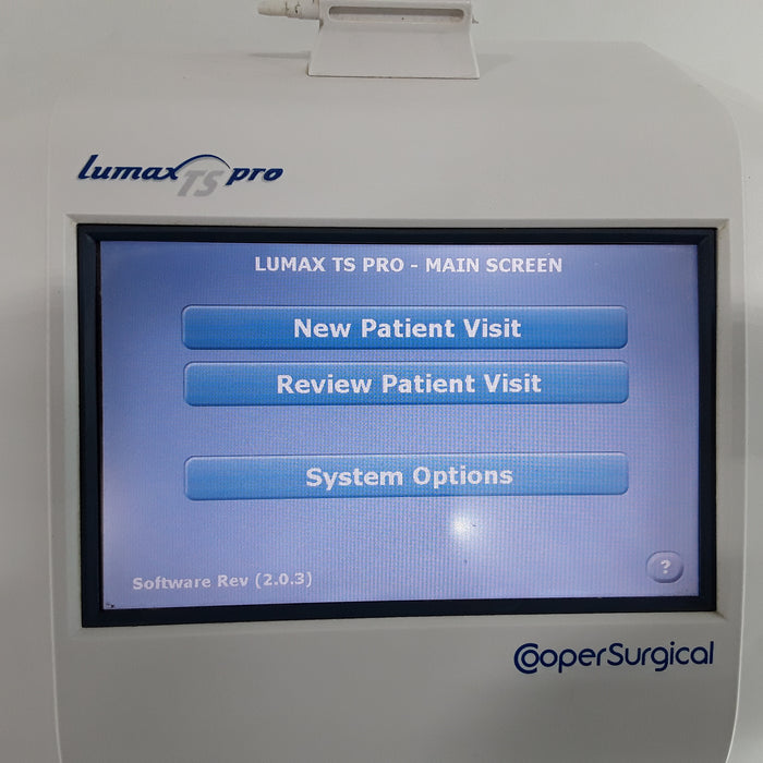 Cooper Surgical Lumax TS Pro 53305 Fiberoptic Cystometry Monitor