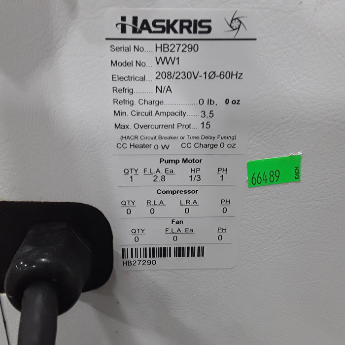 Haskris Co Inc WW1 Heat Exchanger