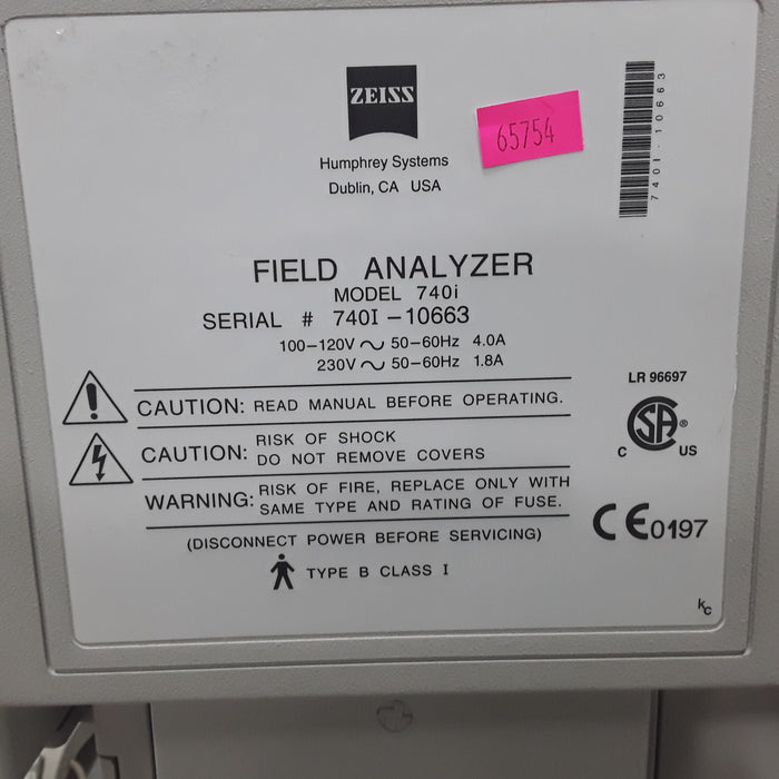 Carl Zeiss 740i Humphrey Field Analyzer