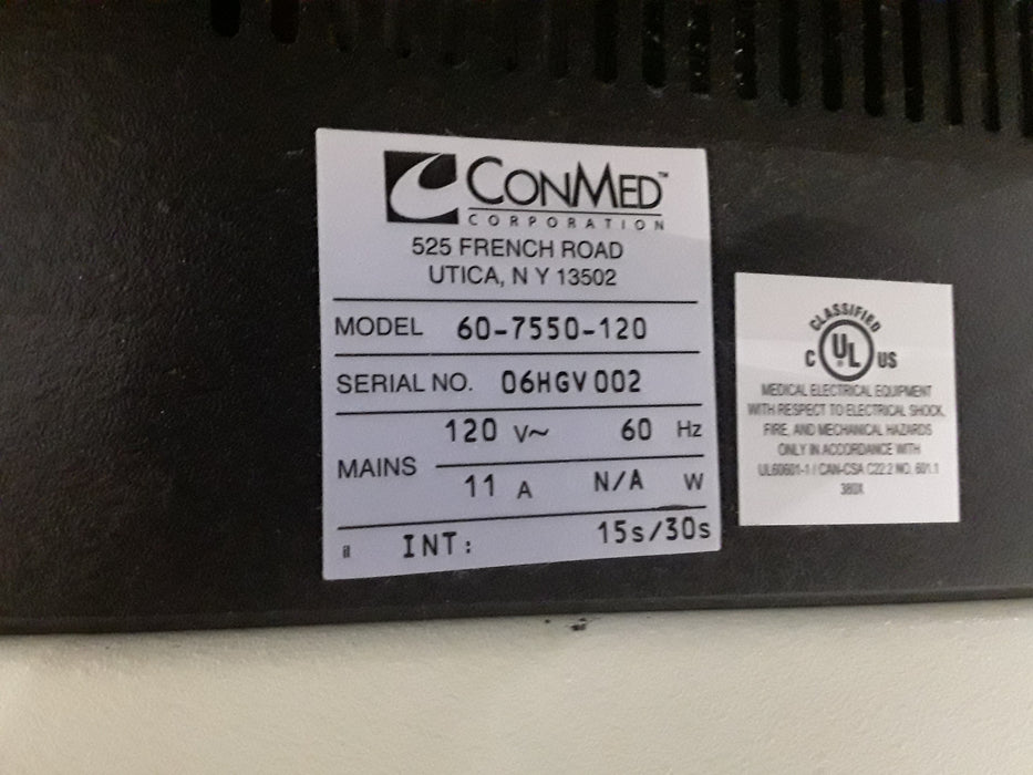 ConMed 7550 Electrosurgical Generator