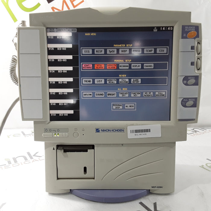 Nihon Kohden WEP-4208A Patient Monitor