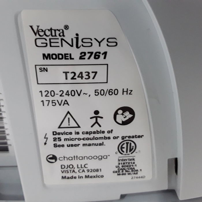 Chattanooga Group 2764 Vectra Genisys Ultrasound/Stim System