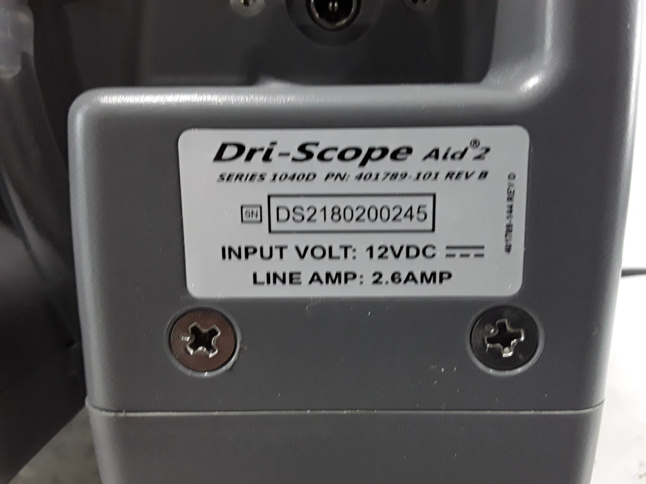 Tricor Systems Inc Dri-Scope Aid 2 Series 1040D Endoscope Dryer