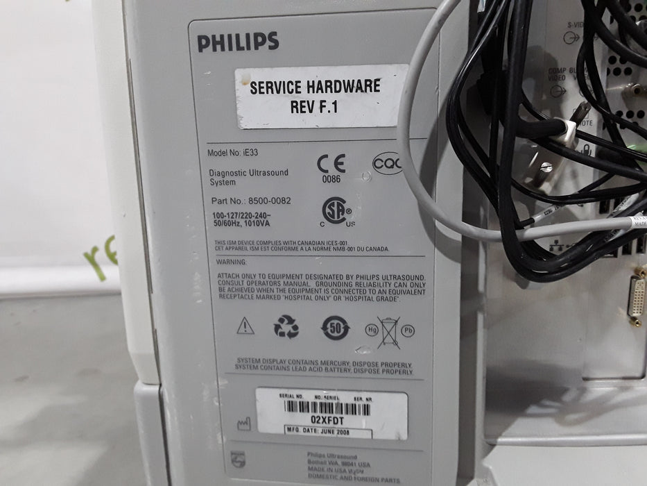 Philips IE33 Ultrasound