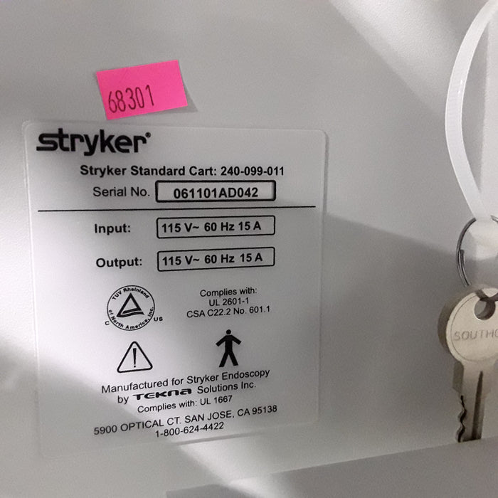 Stryker Medical 240-099-011 Standard Cart