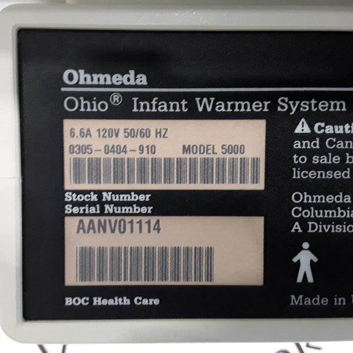Datex-Ohmeda Model 5000 Infant Warmer