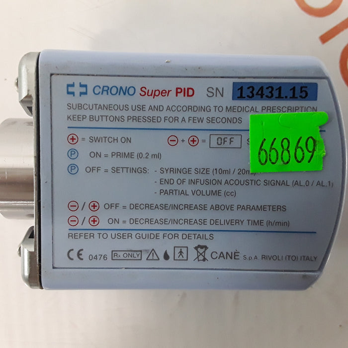 Cane S.p.A Crono S-PID 50 Portable Syringe Pump