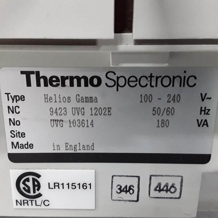 Spectronic Helios Gamma Spectrophotometer