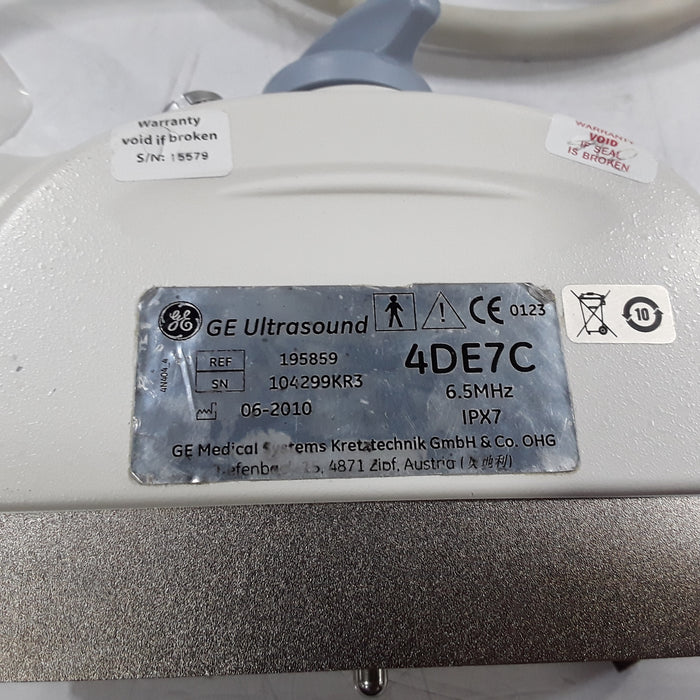 GE Healthcare 4DE7C Endovaginal Ultrasound Transducer