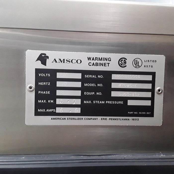Amsco M70WC Blanket Warmer