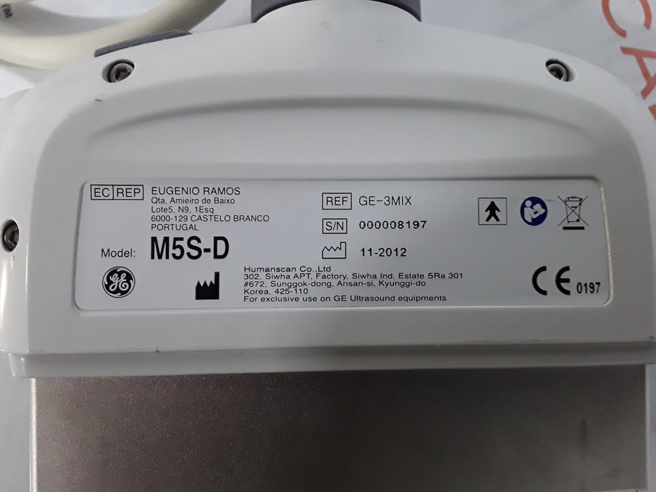 GE Healthcare M5S-D Ultrasound Probe