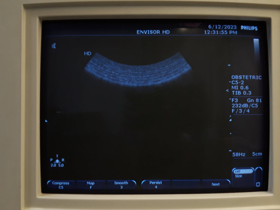 Philips C5-2 Curved Array Ultrasound Transducer