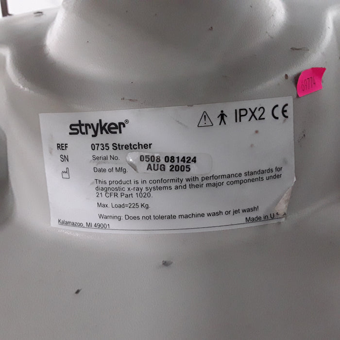 Stryker Medical 0735 Stretcher