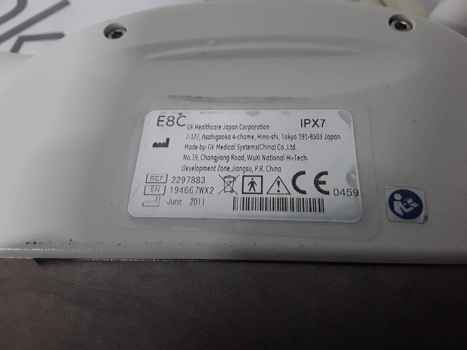 GE Healthcare E8C Model 2297883 Endocavity Ultrasound Probe