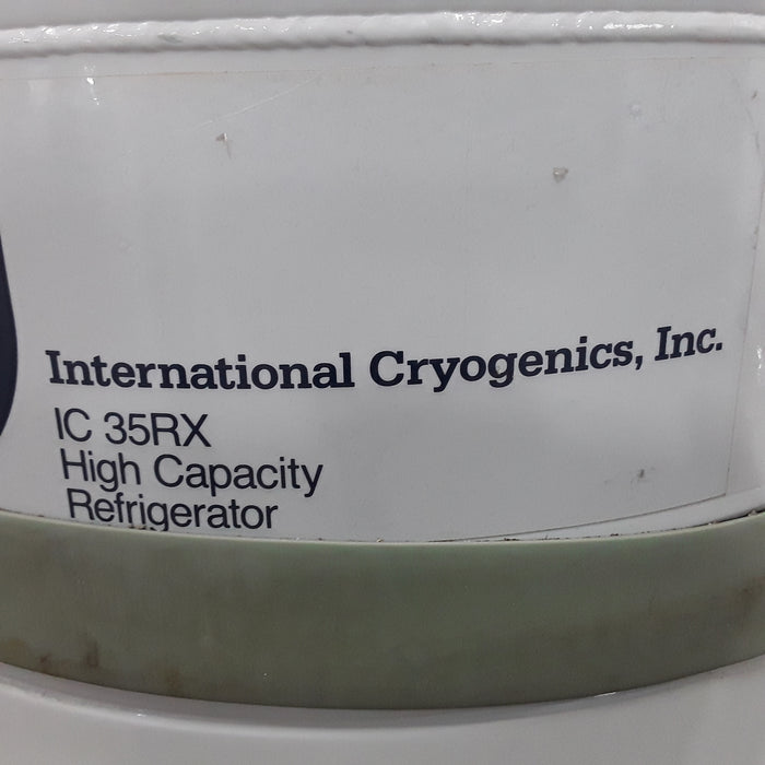 International Cryogenics IC 35RX Liquid Nitrogen Dewar Tank
