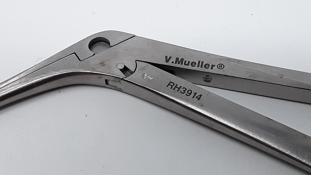 V. Mueller RH3914 Takahashi Nasal Forceps 7" Jaws 8mm x 2.5mm Wide