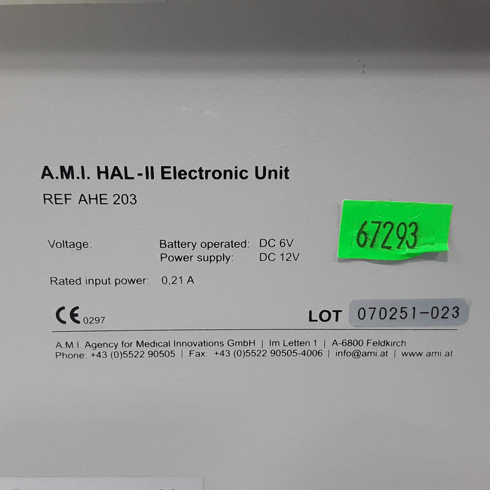 AMI, Inc Hal-II Ultrasound Doppler