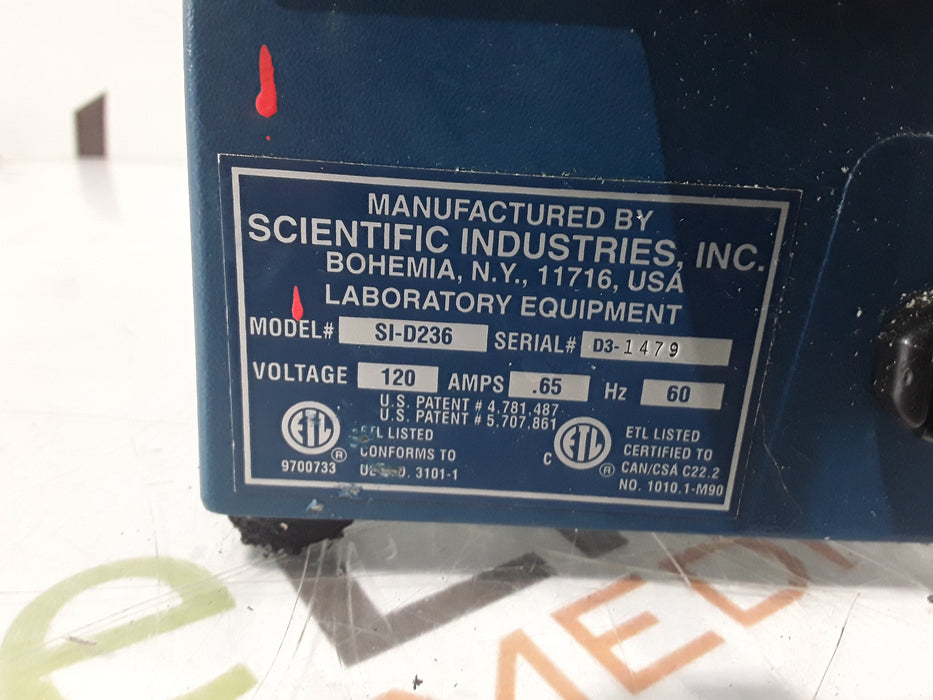 Scientific Industries, Inc. Disruptor Genie Cell Disruptor