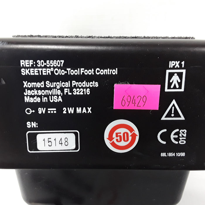 Xomed 30-55607 SKEETER Oto-Tool Foot Control