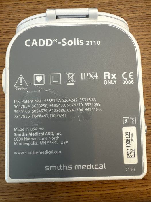 Smiths Medical CADD Solis 2110 Ambulatory Infusion Pump
