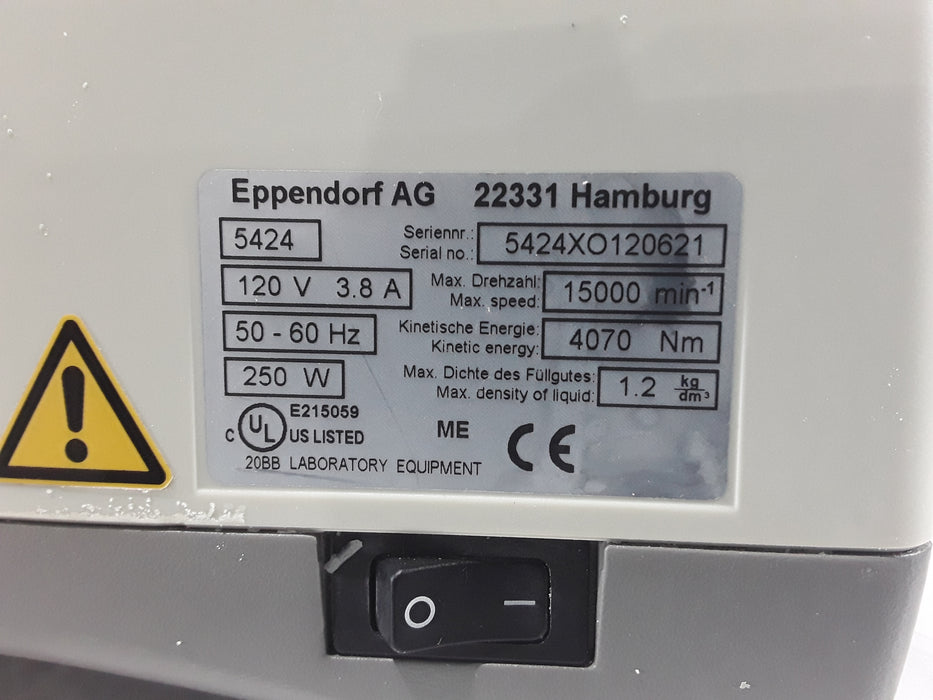 Eppendorf 5424 Centrifuge