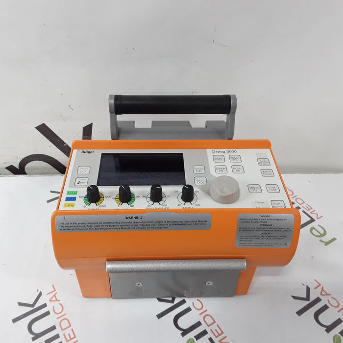 Draeger Medical OXYLOG 3000 Portable Ventilator