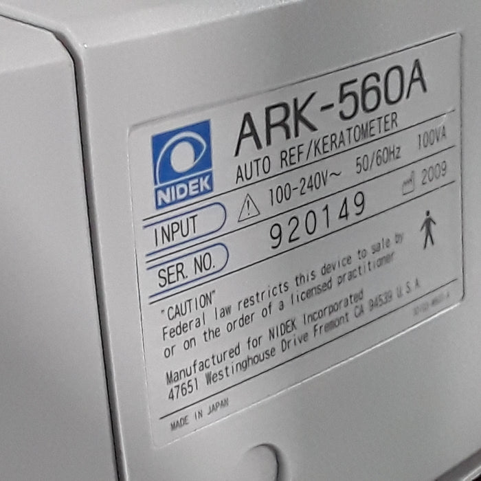 Nidek ARK-560A Auto Ref/Keratometer