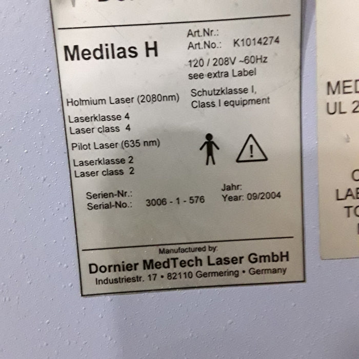 Dornier Medical Systems Holmium Medilas H Laser