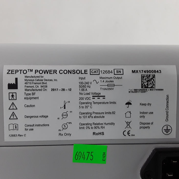 Zepto Precision Pulse Capsulotomy Power Console